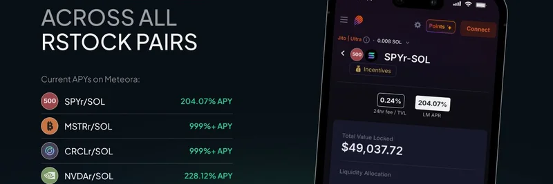 Step Finance, Solana의 rStock 유동성 풀에 $100K $STEP 보상 공개 — 초고APY 혜택 공개